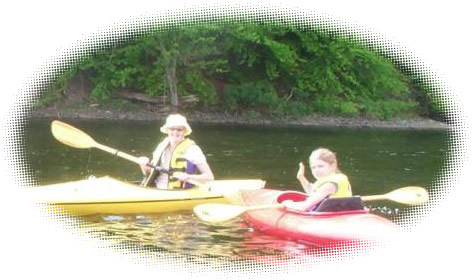 Kayaking on the Salmon River Resevoir, Ny.