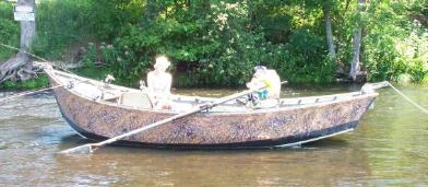 Driftboat fishing on the Salmon River in Pulaski Ny.